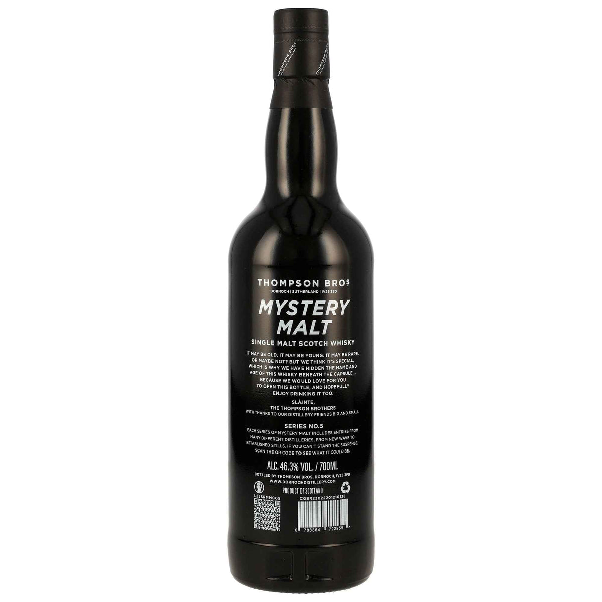 Mystery Malt Series #5 - Single Malt Scotch Whisky - Thompson Bros.