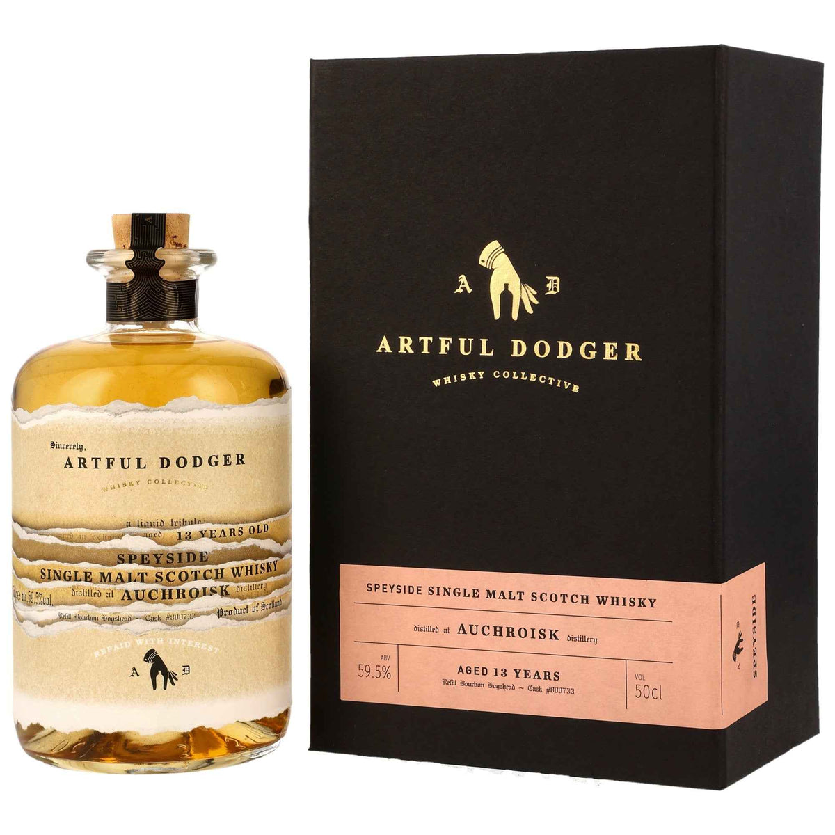 Auchroisk 13 2007/2020 - Artful Dodger - Refill Bourbon Hogshead #800733