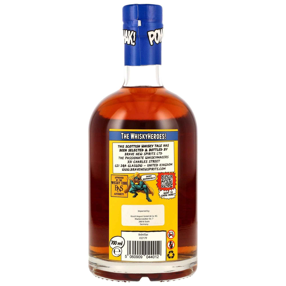 Ardmillan 12 2013/2025 - Whisky Heroes: Smoke Over The Craig - 1st Fill Oloroso Finish