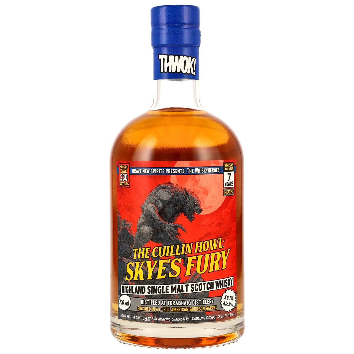 Torabhaig 7 2018/2025 - Whisky Heroes: The Cuillin Howl: Skyes Fury - First Fill Bourbon Barrel