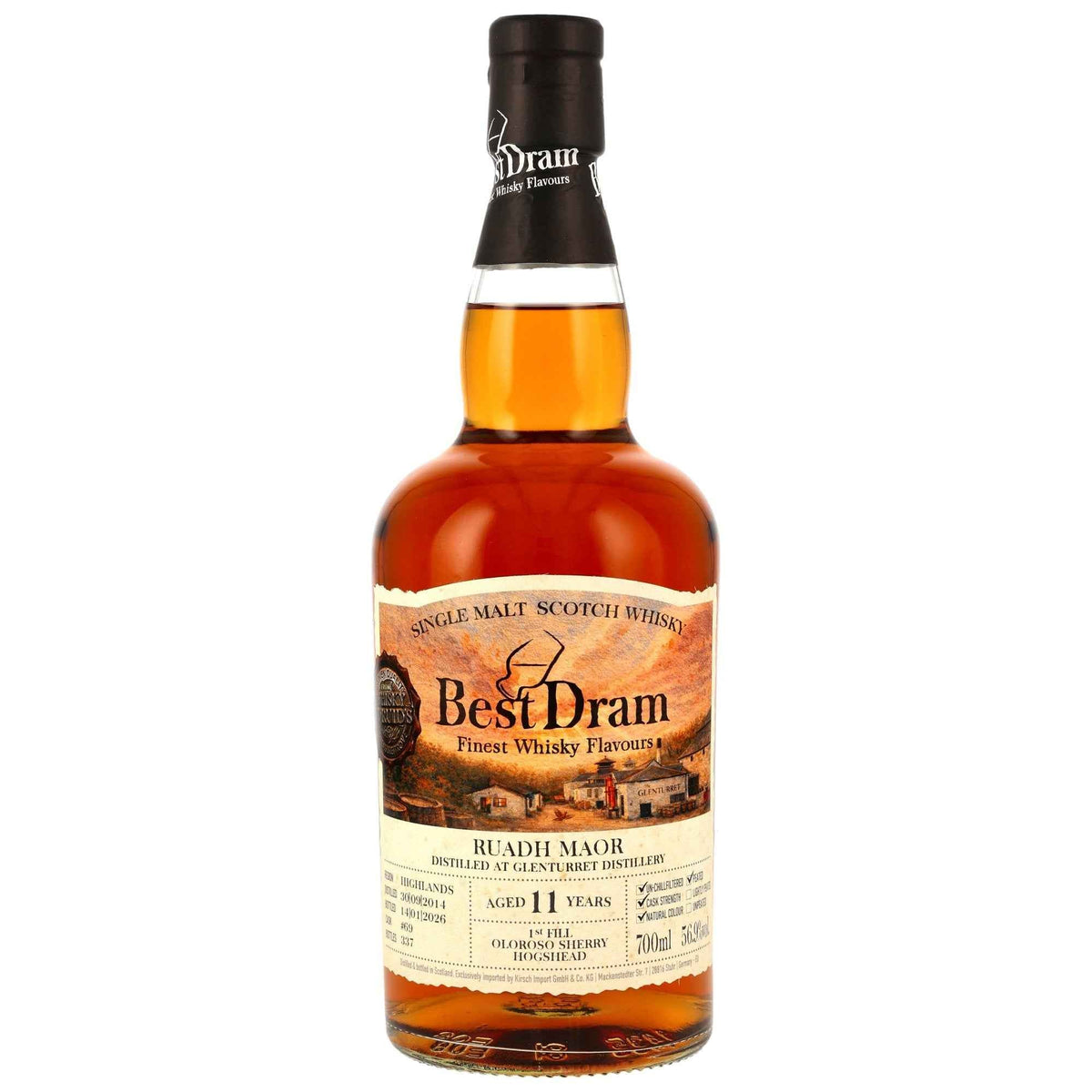 Glenturret (Ruadh Maor) 11 2014/2026 - Best Dram - 1st Fill Oloroso Sherry Hogshead #69