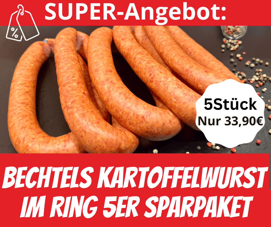 5er Bechtels Kartoffelwurst im Ring