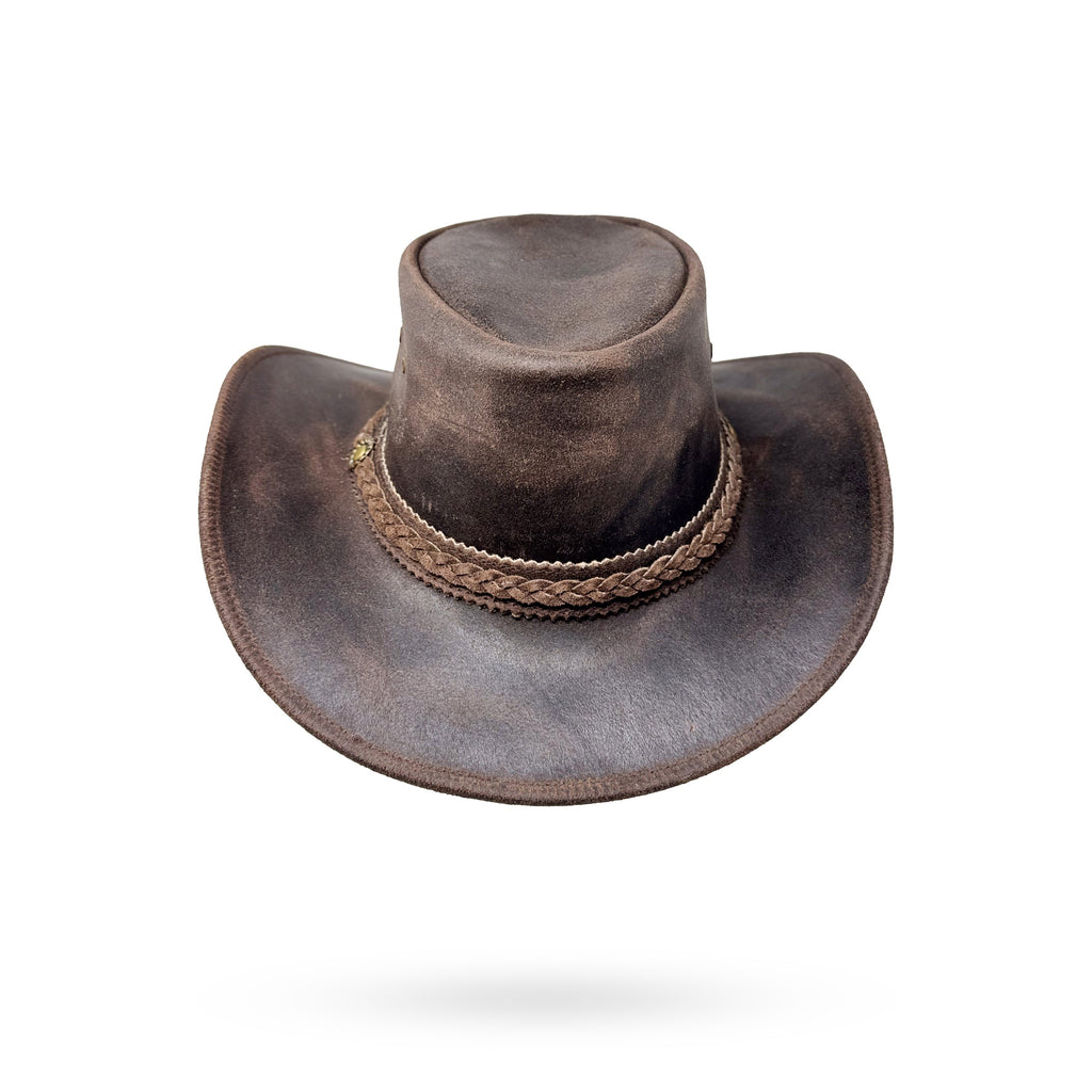 Lederhut Western Cowboy – Outdoor Hut Reiten, Wandern & Abenteuer Dusty Trail