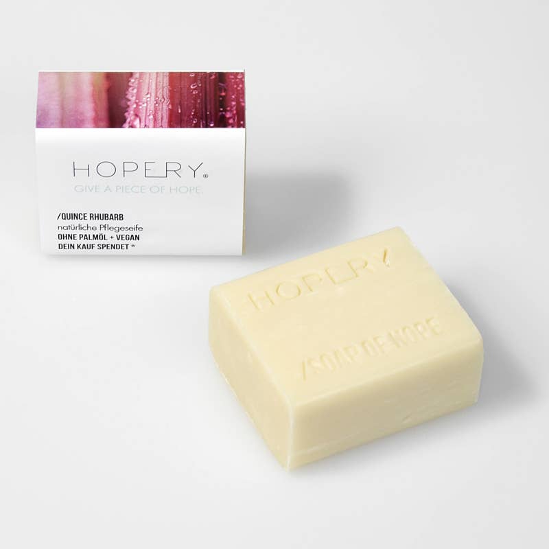 /QUINCE RHUBARB - Hand- & Körperseife- 100 g - Palmölfrei, Vegan