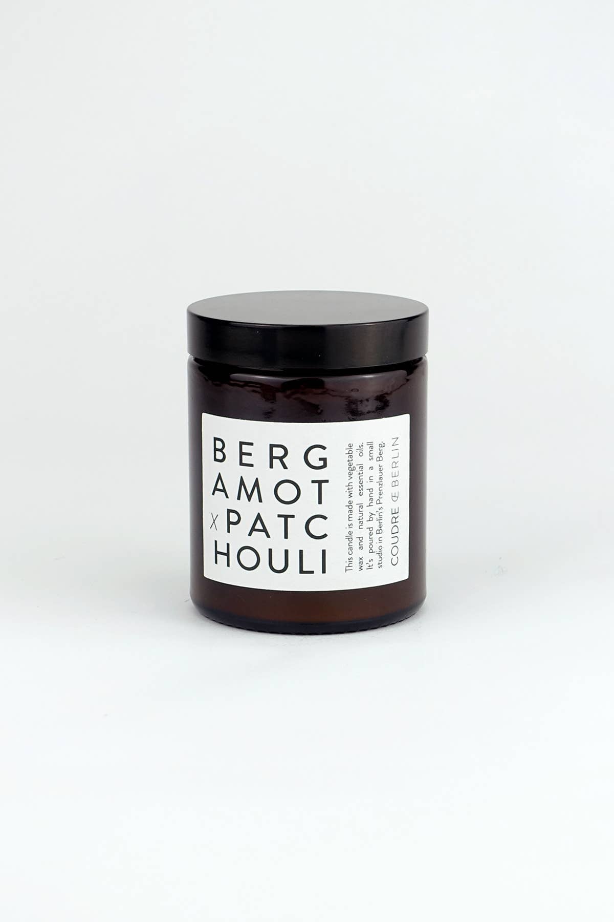 Coudre Berlin – Handgemachte Sojawachs-Kerze „Bergamotte x Patschuli“ – natürlich, vegan & aromatisch