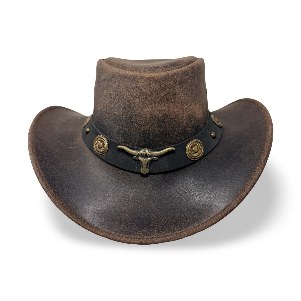 Darkwood – Premium Lederhut aus Crazy Horse Echtleder | Cowboyhut & Westernhut für Damen und Herren