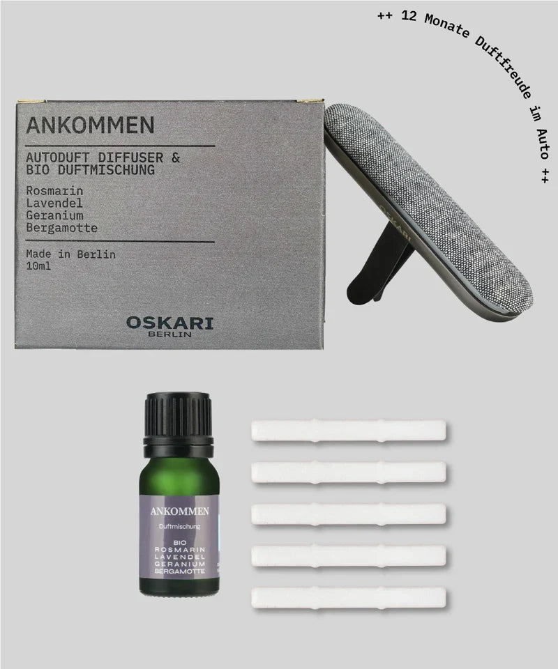 Oskari - Autoduft-Set „Ankommen“ – Dein Moment der Gelassenheit unterwegs
