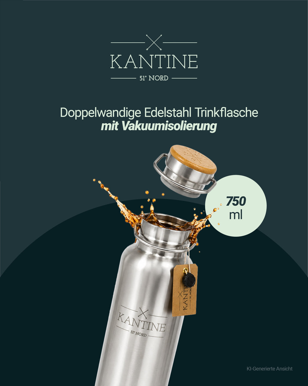 Isolierflasche Outdoor 750ml