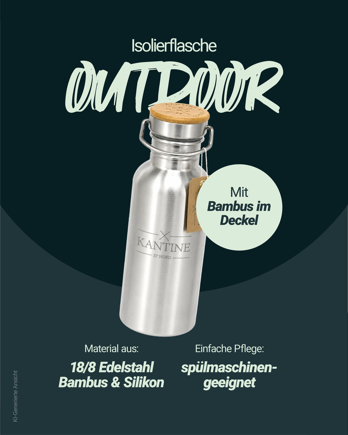 Trinkflasche Outdoor 500ml