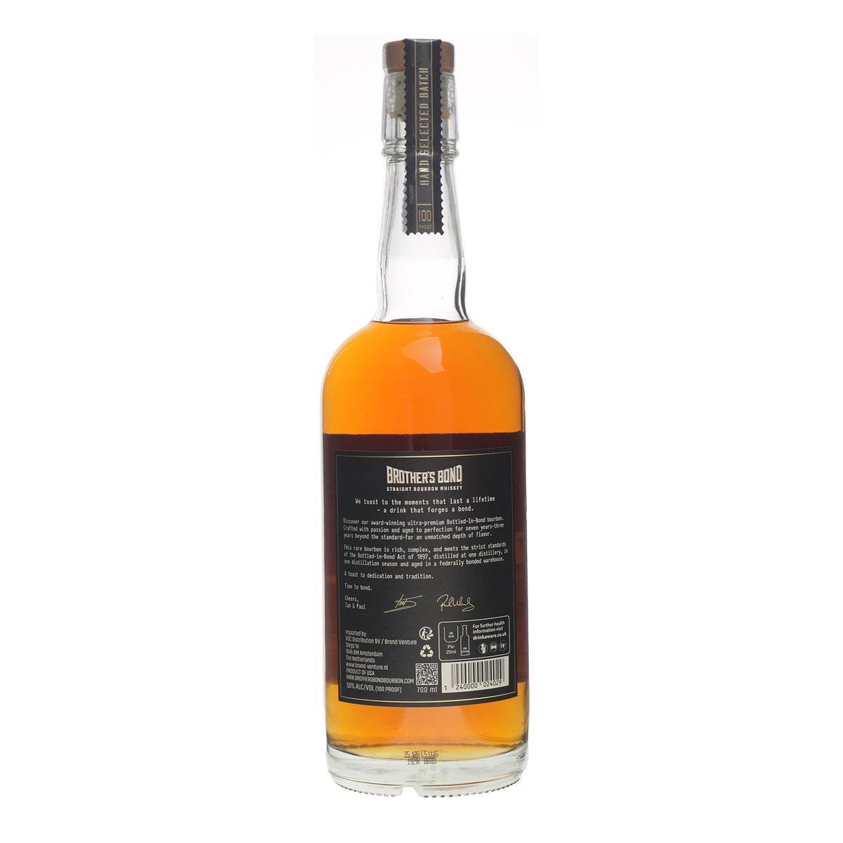 Brothers Bond - Bottled-In-Bond Straight Bourbon - 50%