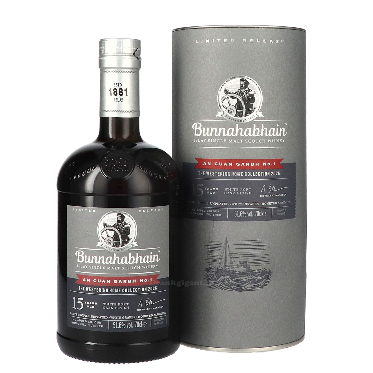 Bunnahabhain 15 - An Cuan Garbh No.1 -  White Port Finish