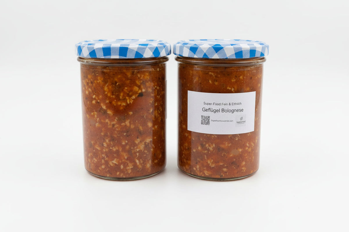 Hähnchen Bolognese im Glas – Ehrlich, Handgemacht & Proteinreich 400 g