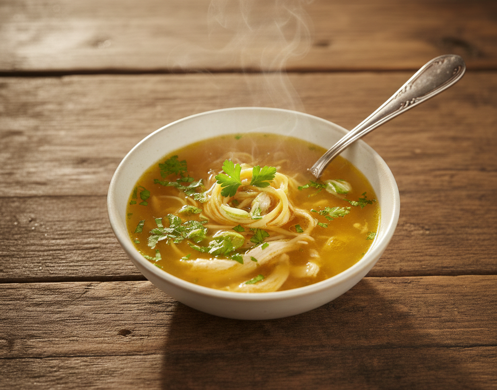🐔Geflügel-Kraftbrühe hausgemacht im Glas | Hühnersuppe mit Einlage | Superfood – fein & ehrlich 400 g