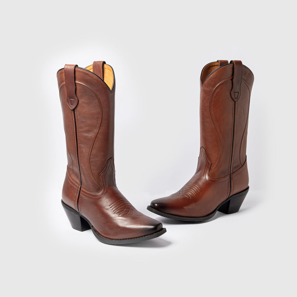 Klassischer Cowboy in Braun