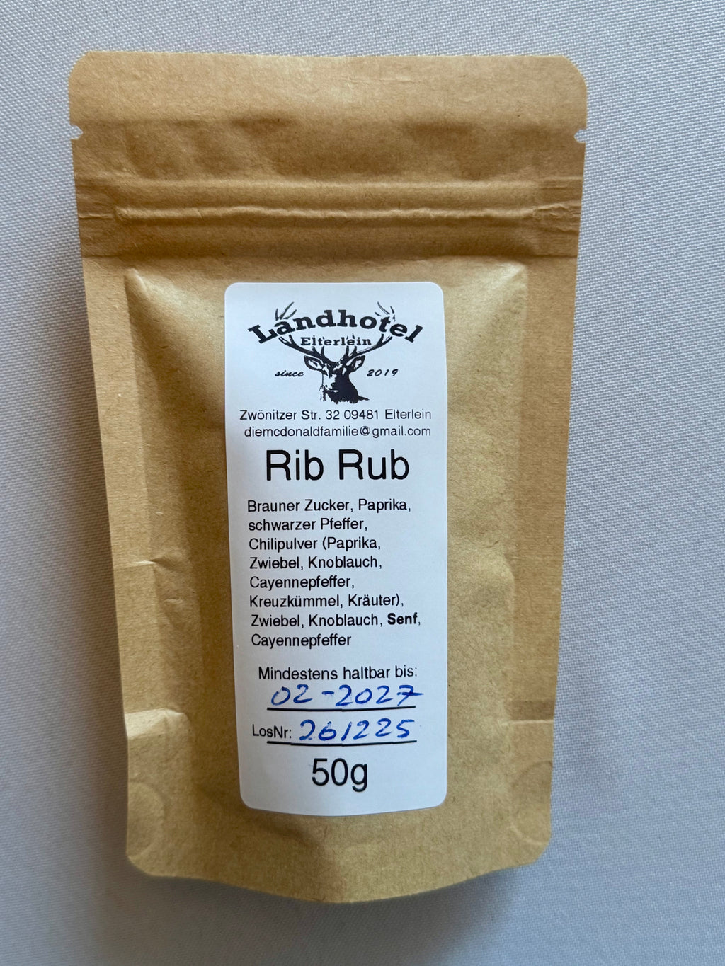 Chef Dale McDonald Rib Rub