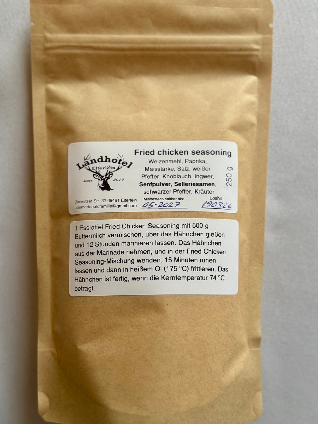 Chef Dale McDonald Fried Chicken Seasoning