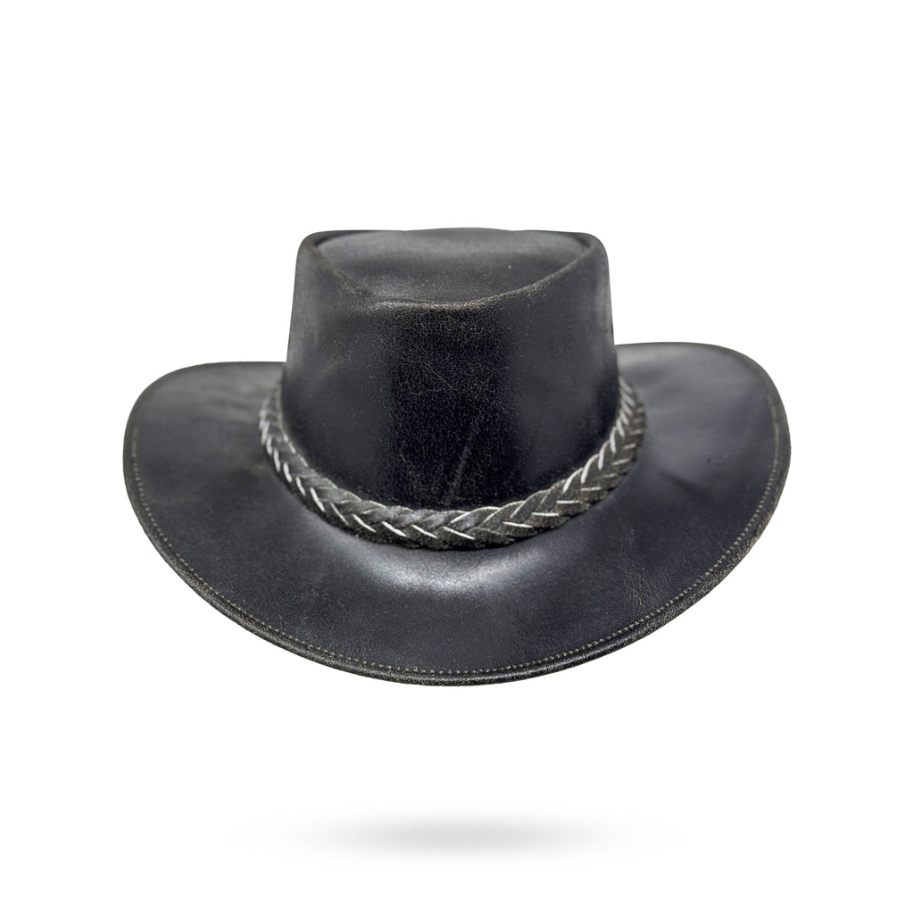 Lederhut Western Cowboy Unisex – Outdoor Hut für Reiten, Wandern & Abenteuer