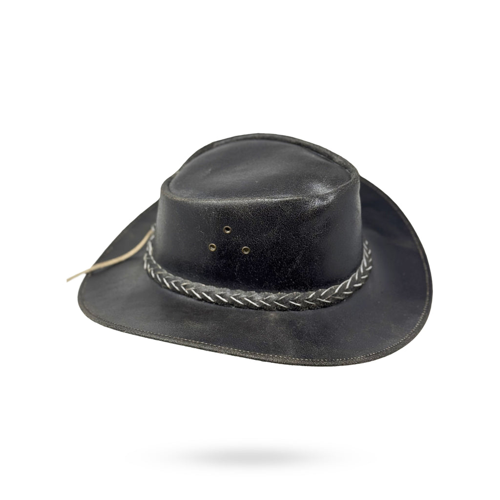 Lederhut Western Cowboy Unisex – Outdoor Hut für Reiten, Wandern & Abenteuer
