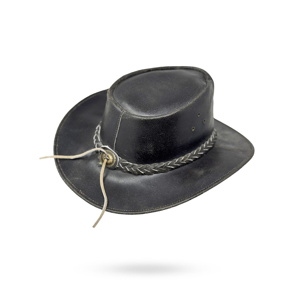 Lederhut Western Cowboy Unisex – Outdoor Hut für Reiten, Wandern & Abenteuer