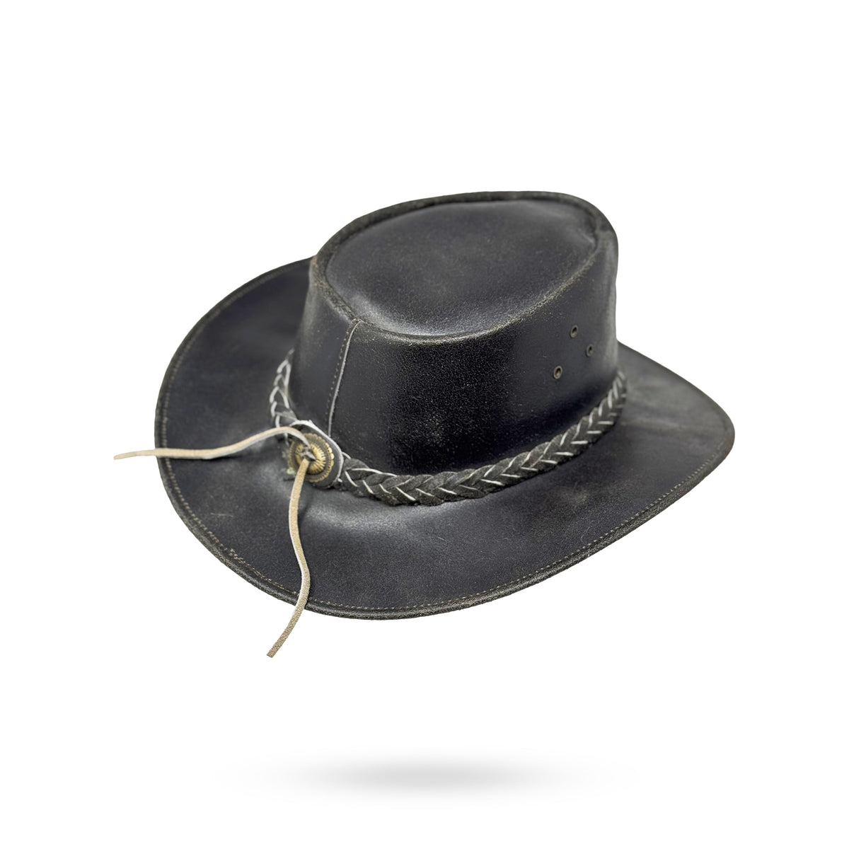 Lederhut Western Cowboy Unisex – Outdoor Hut für Reiten, Wandern & Abenteuer