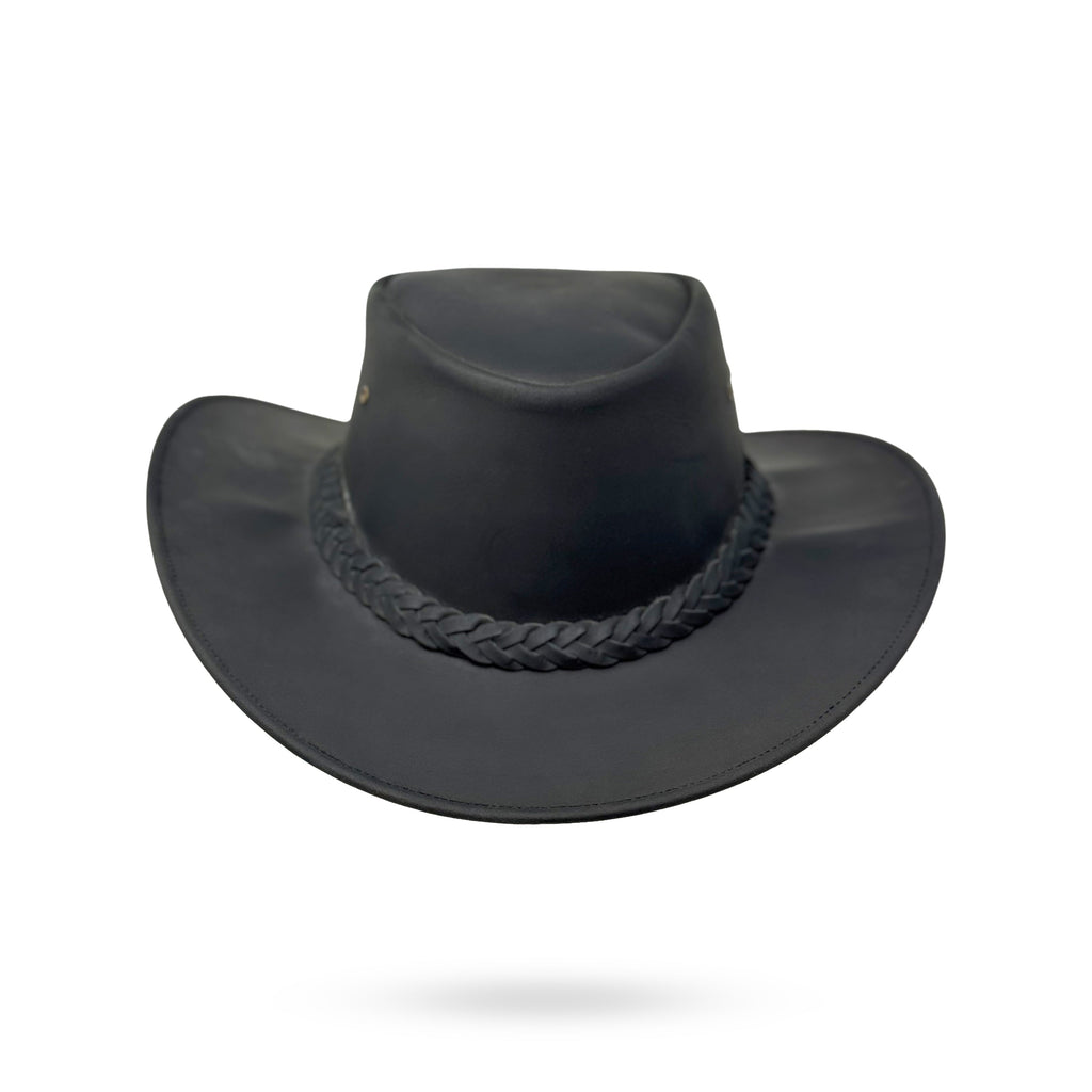 Lederhut Western Cowboy Unisex – Outdoor Hut für Reiten, Wandern & Abenteuer