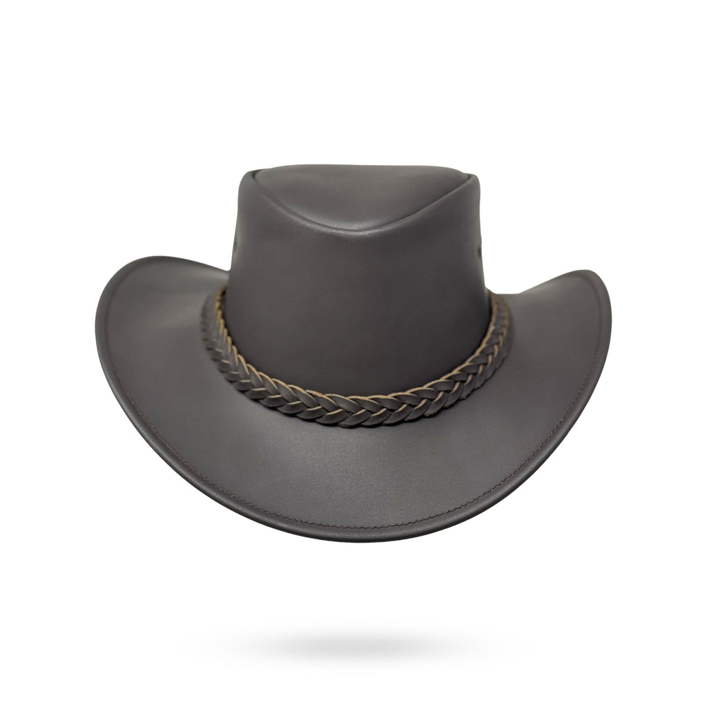 Lederhut Western Cowboy Unisex – Outdoor Hut für Reiten, Wandern & Abenteuer