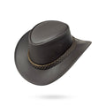 Lederhut Western Cowboy Unisex – Outdoor Hut für Reiten, Wandern & Abenteuer
