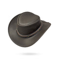 Lederhut Western Cowboy Unisex – Outdoor Hut für Reiten, Wandern & Abenteuer