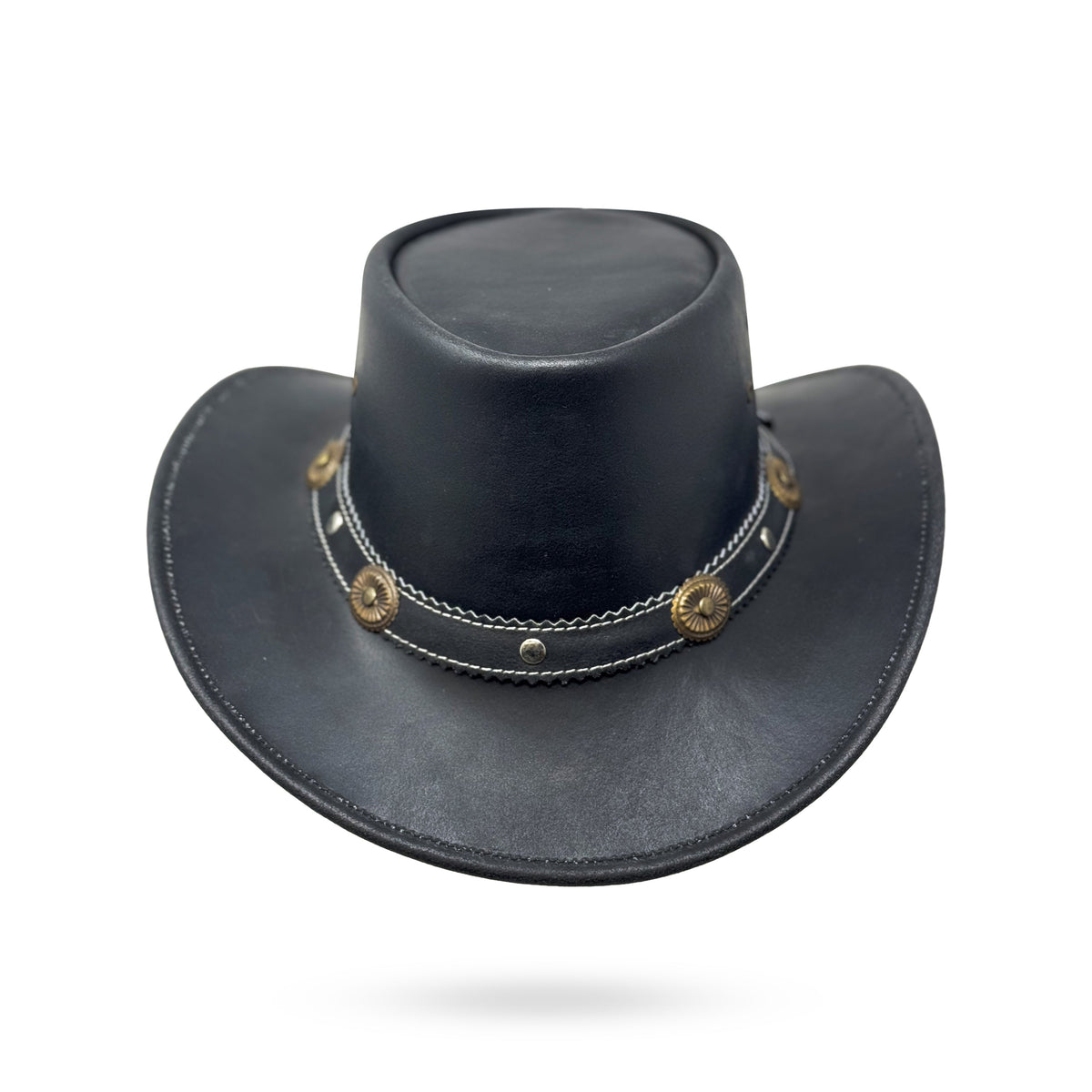 Lederhut Western Cowboy Unisex – Outdoor Hut für Reiten, Wandern & Abenteuer