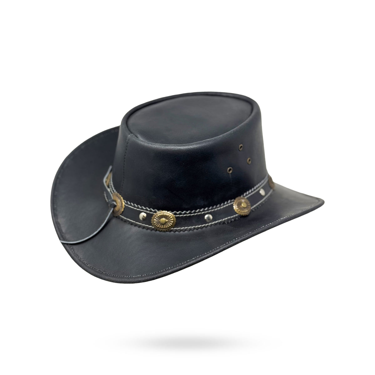 Lederhut Western Cowboy Unisex – Outdoor Hut für Reiten, Wandern & Abenteuer