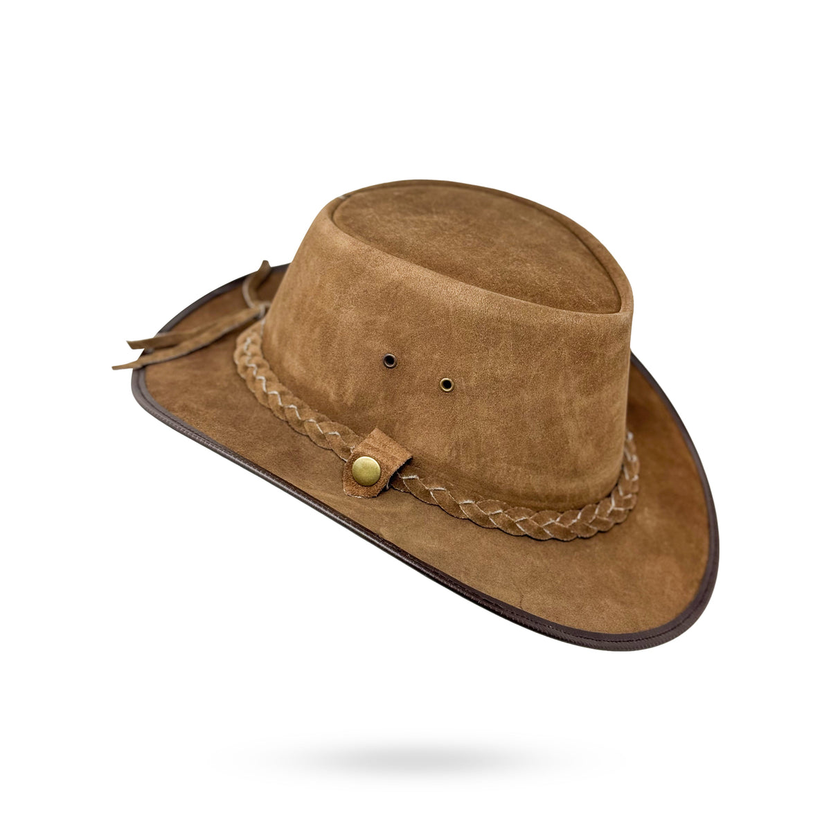 Lederhut Western Cowboy Unisex – Outdoor Hut für Reiten, Wandern & Abenteuer