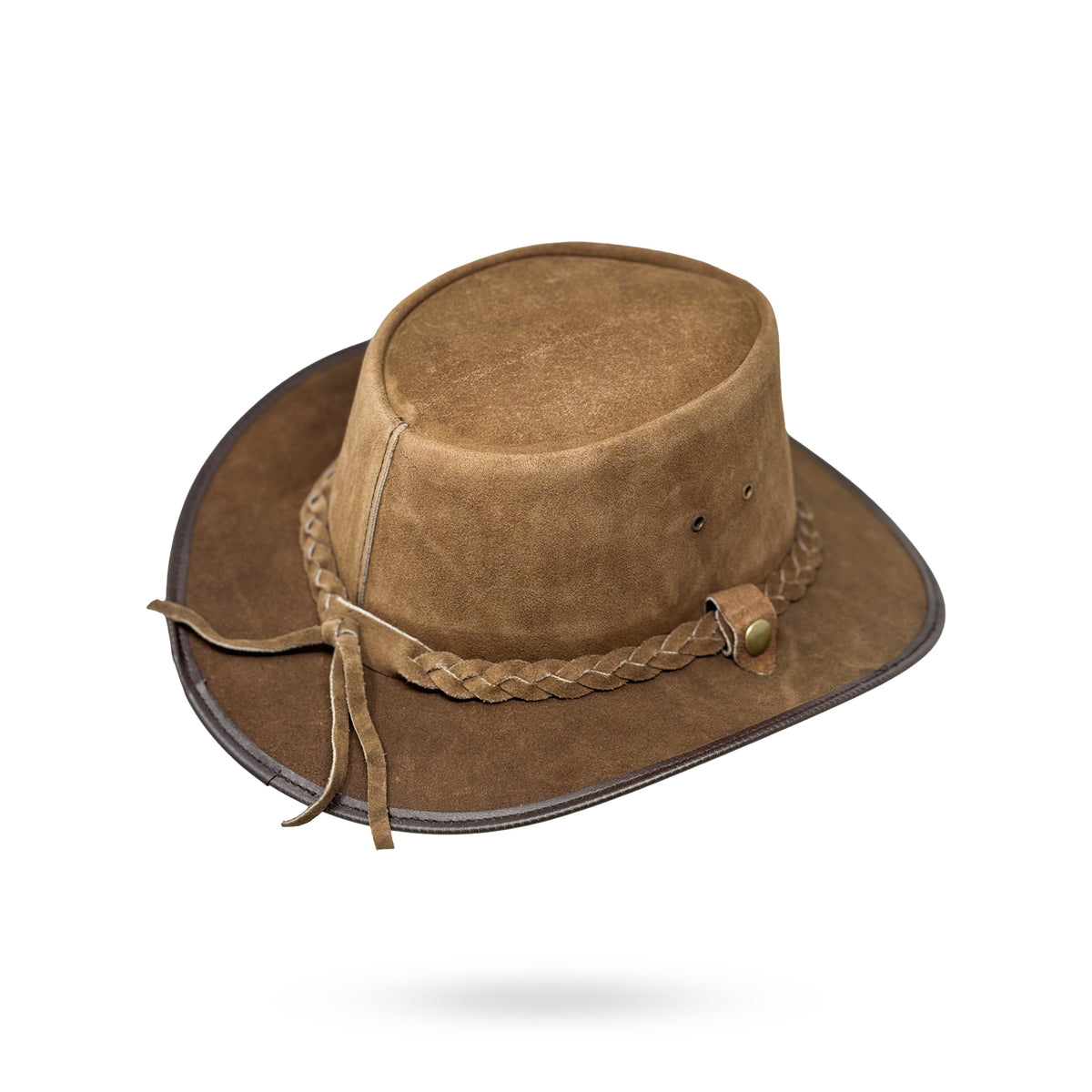 Lederhut Western Cowboy Unisex – Outdoor Hut für Reiten, Wandern & Abenteuer