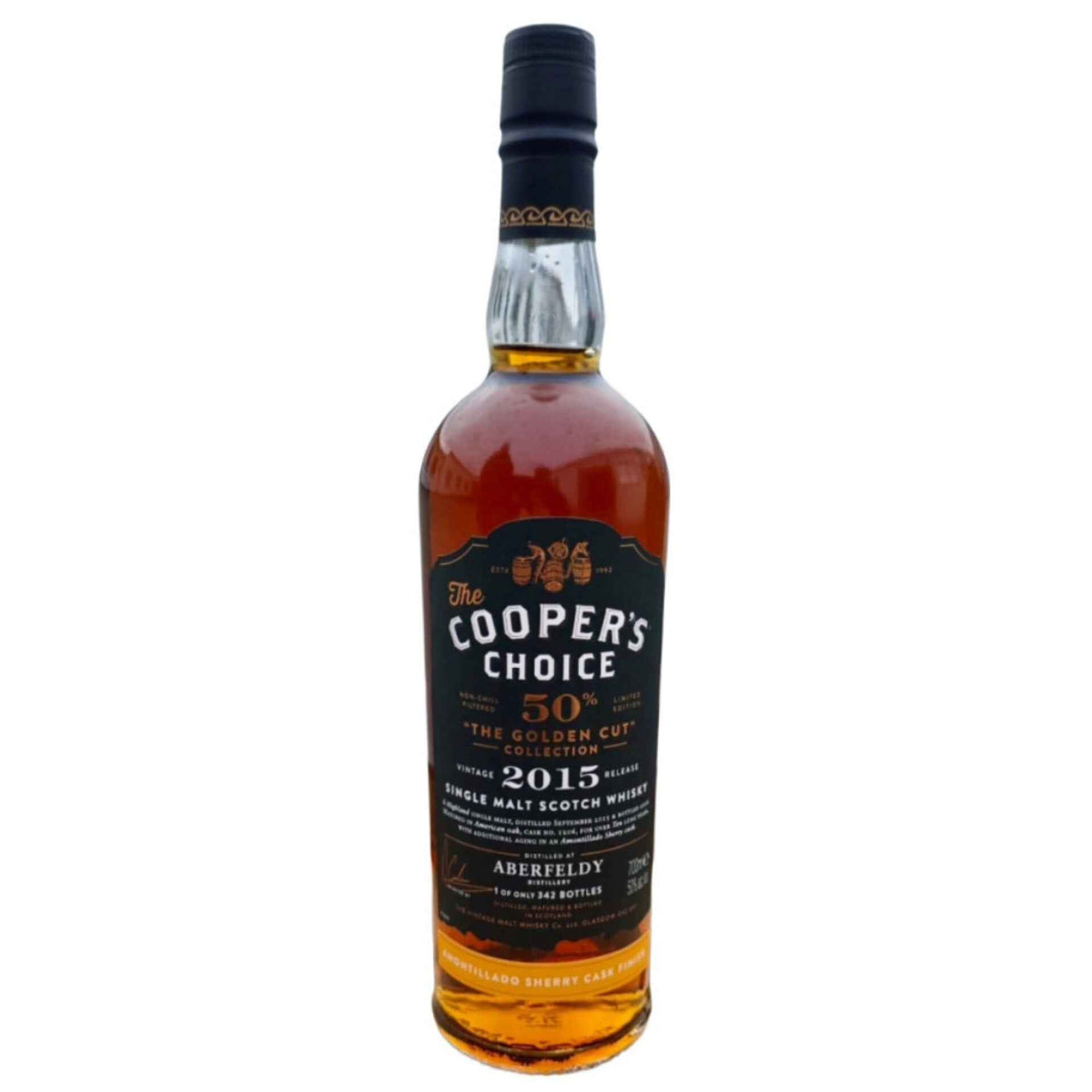Aberfeldy 10 2015/2025 - The Cooper's Choice - The Golden Cut Collection - Amontillado Sherry Finish