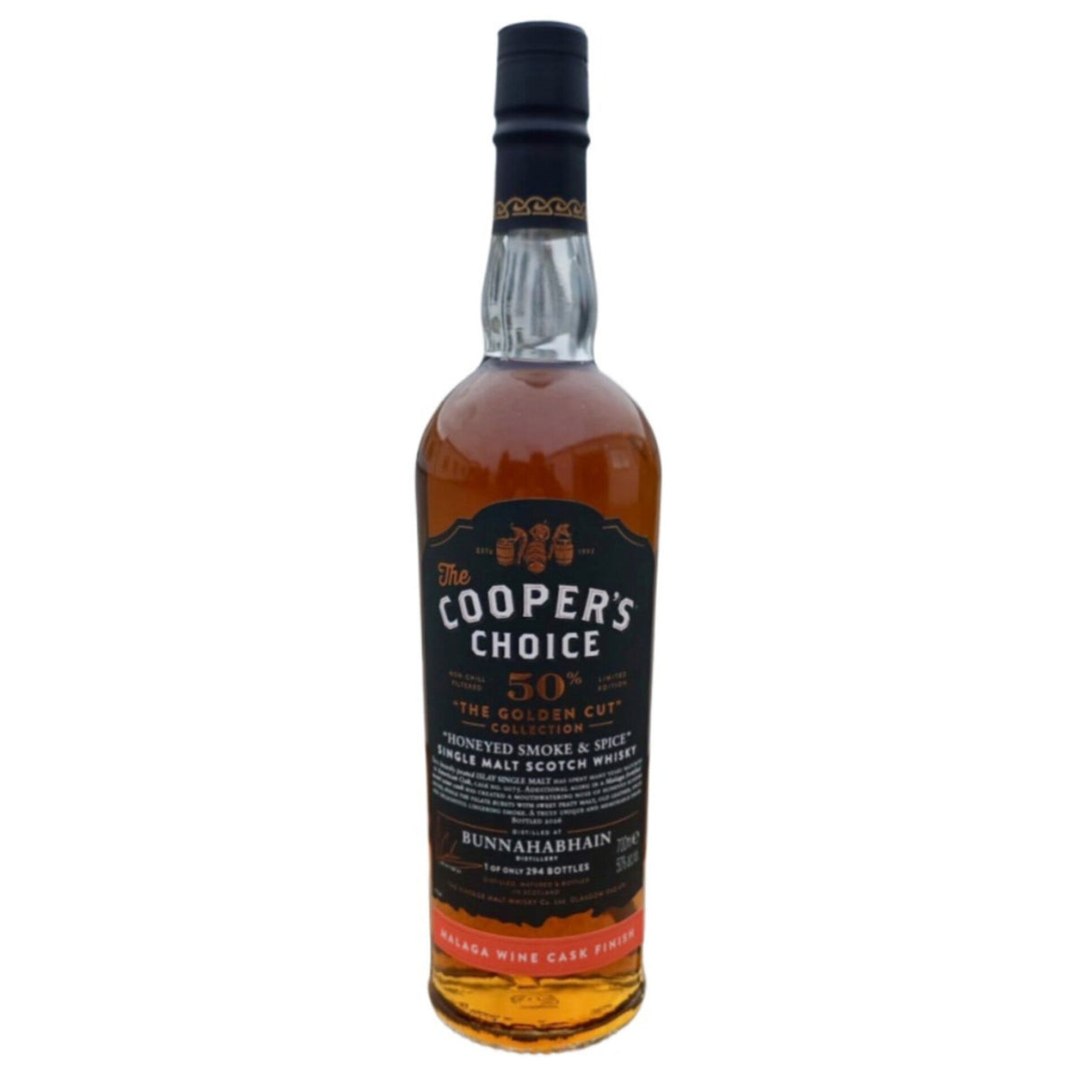 Bunnahabhain Honeyed Smoke & Spice - The Cooper's Choice - The Golden Cut Collection - Malaga Finish