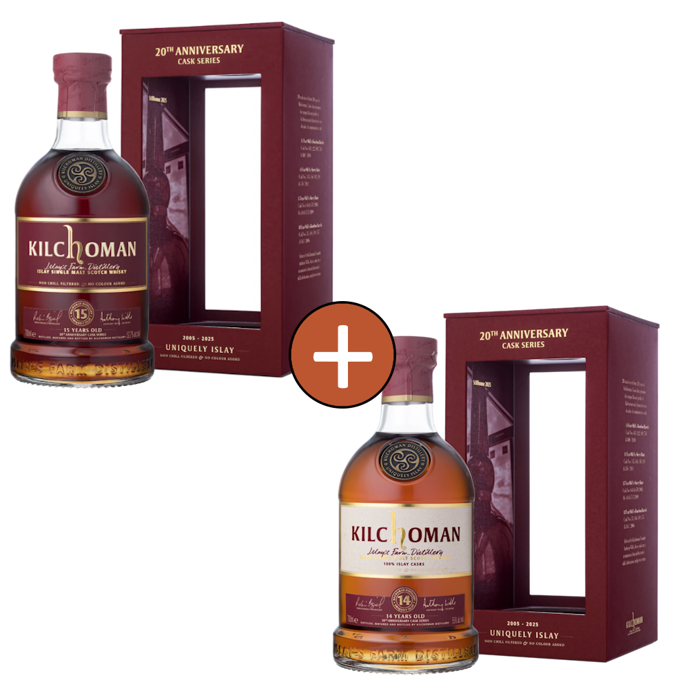 Kilchoman - 20th Anniversary Cask Series - Sherry Bundle (2x700ml)