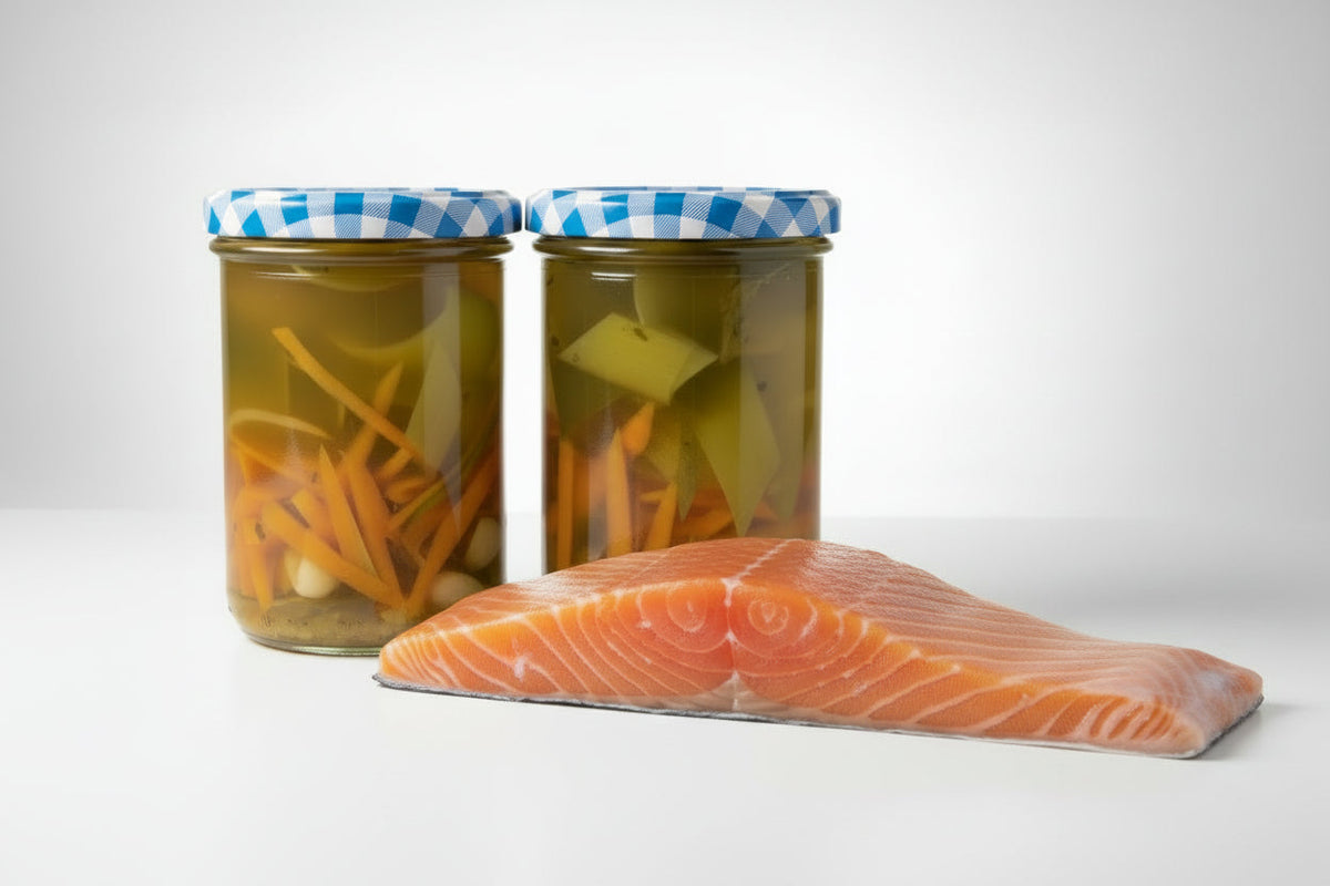 Lachsforellen-Bouillabaisse mit echtem Safran – Edle Fischsuppe im Glas 400 g