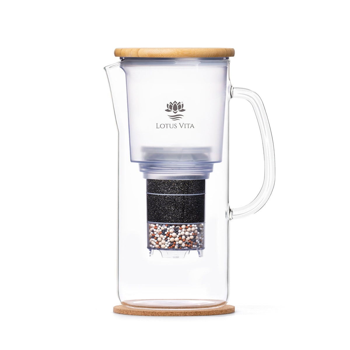 Lotus Vita - Glas-Filterkanne - ENYA - 1,4L