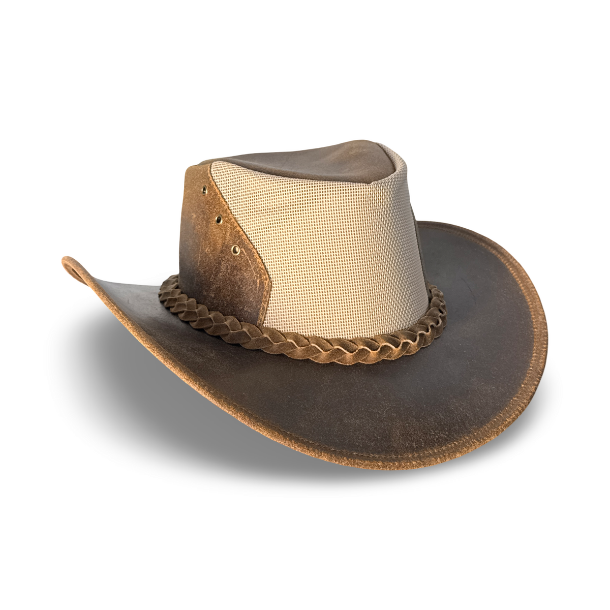 Lederhut Western Cowboy – Outdoor Hut Reiten, Wandern & Abenteuer Sahara Breeze