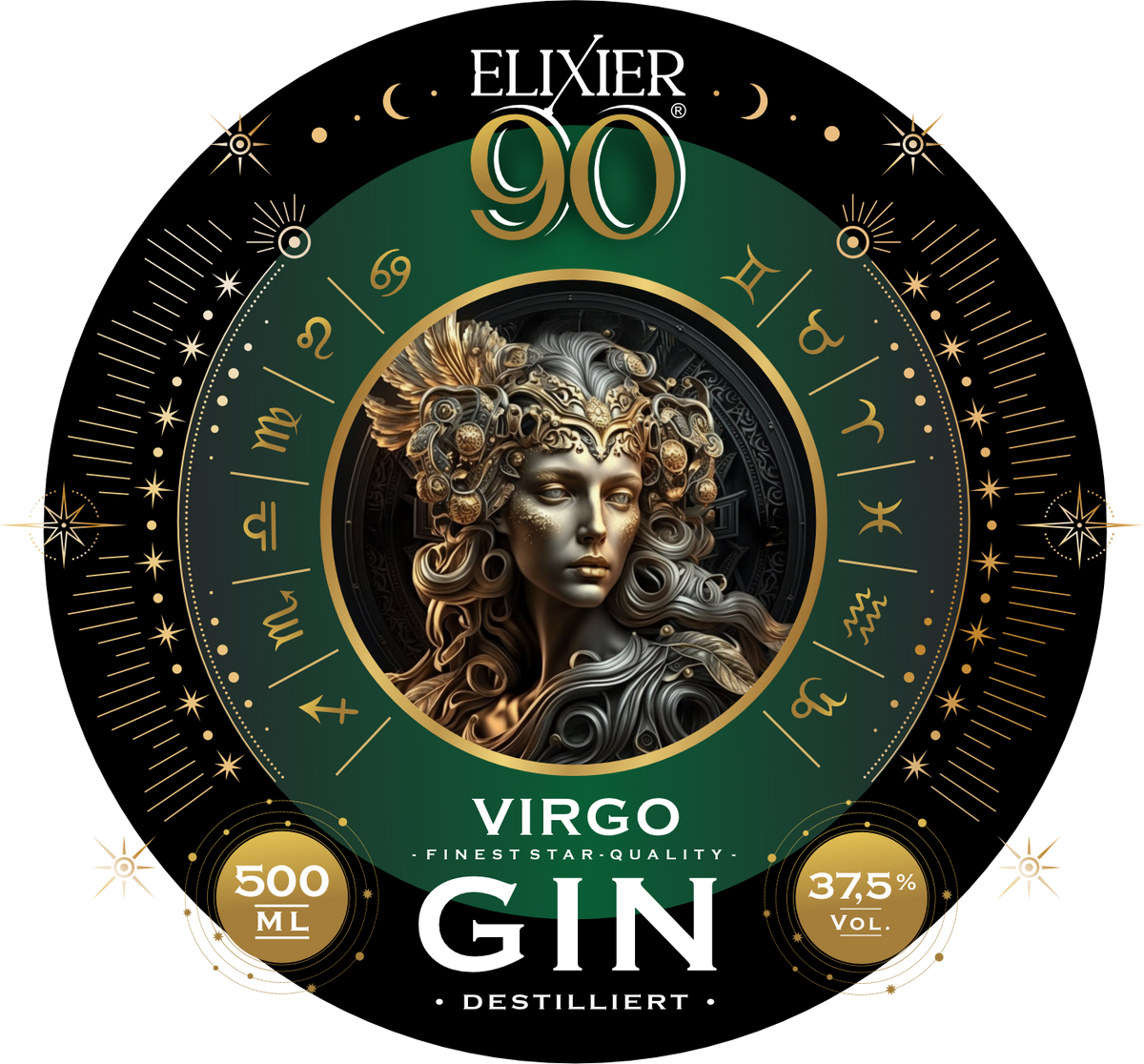 Jungfrau - Virgo Edition (Gin) 37,5 % Vol.