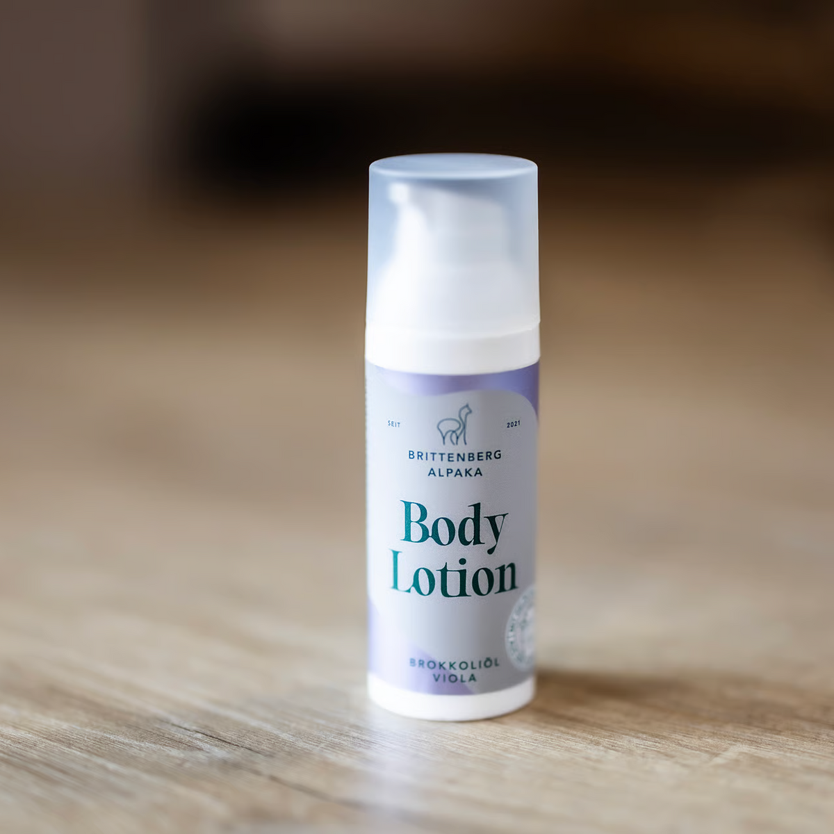 Brittenberg Alpaka - Body Lotion - Brokkoliöl & Viola- mit Keratin aus Alpakawolle