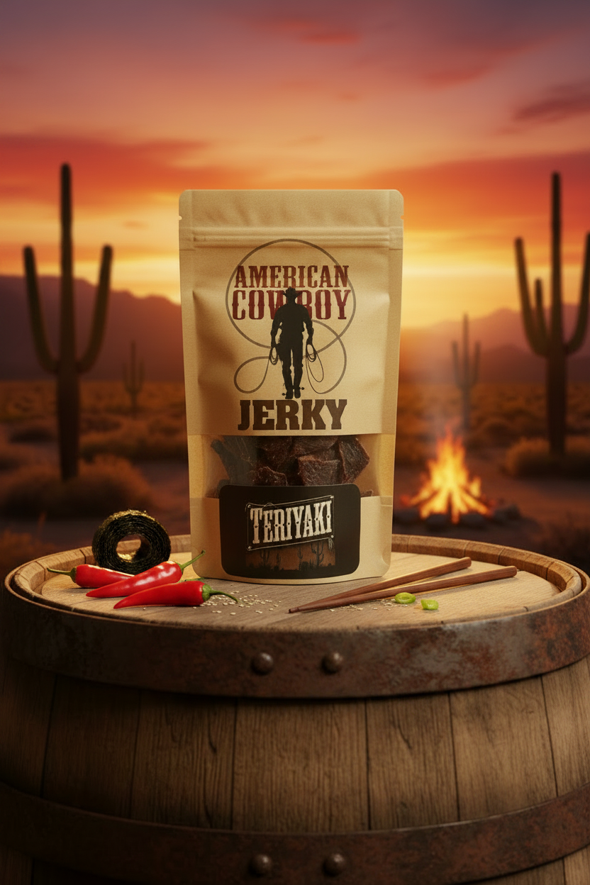 American Cowboy Teriyaki Beef Jerky