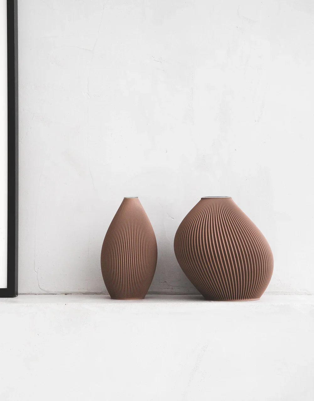 recozy - Bent - Vase - Haselnussbraun