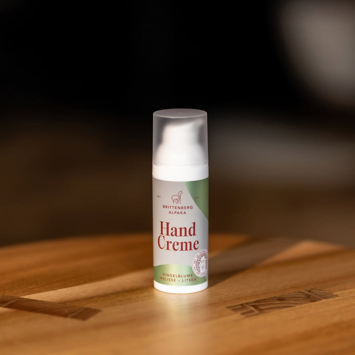 Brittenberg Alpaka - Handcreme - Natürliche Pflege mit Keratin aus Alpakawolle