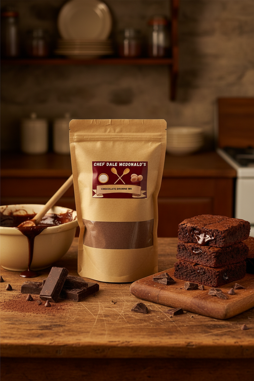 Chef Dale McDonald Chocolate Brownie mix