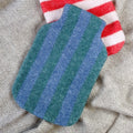 Coudre Berlin - Wärmflasche - STRIPES greenstone / denim