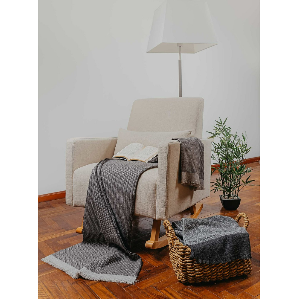 KUNA - Vivir Decke – Baby-Alpaka (Eco Line, ungefärbt)