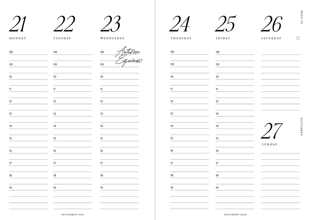 Cozy Publishing - Gemütlicher Planer 2026 | Nachthimmel – „Ziele nach dem Mond, Liebling“ | Kalender