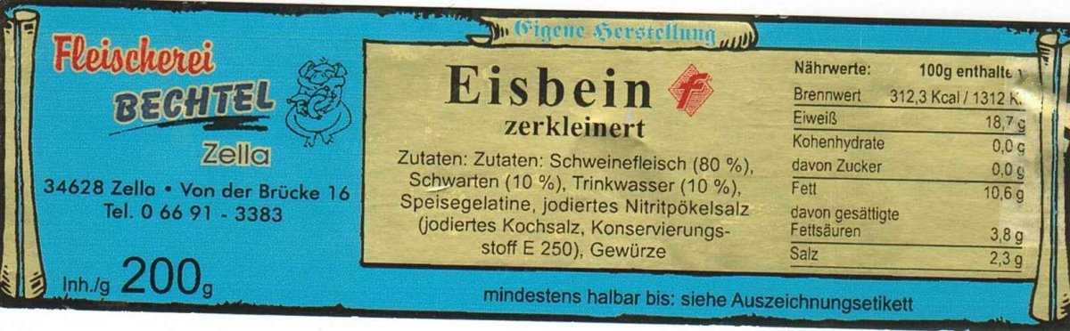 Eisbein im Glas