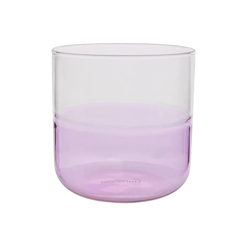 Glas RAINBOW - aus Borosilikatglas – 410 ml | Hitzebeständig & farbenfroh | Tranquillo