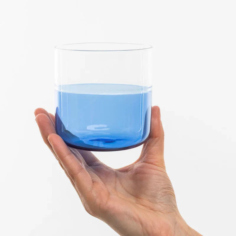 Glas RAINBOW - aus Borosilikatglas – 410 ml | Hitzebeständig & farbenfroh | Tranquillo
